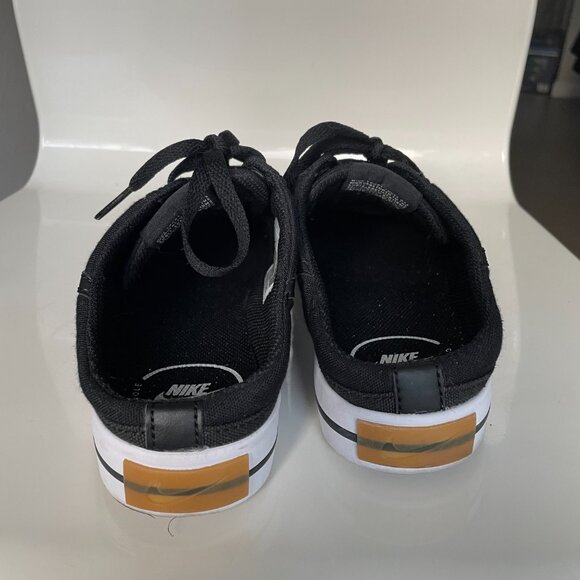 Black Nike slides mules sneakers size 7.5 (excellent) - Picture 4 of 8